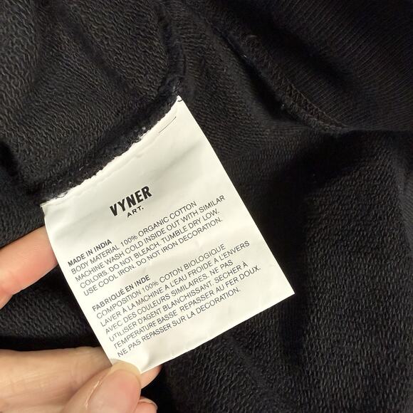 Vyner Articles Art Darwin Treatment Hoodie Black Size Small NEW $355 - Picture 7 of 10